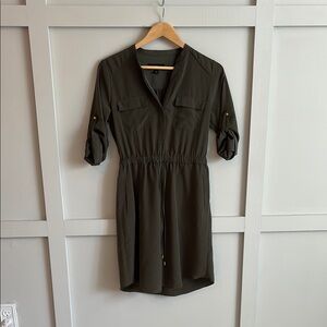 Olive Green Women's Dress